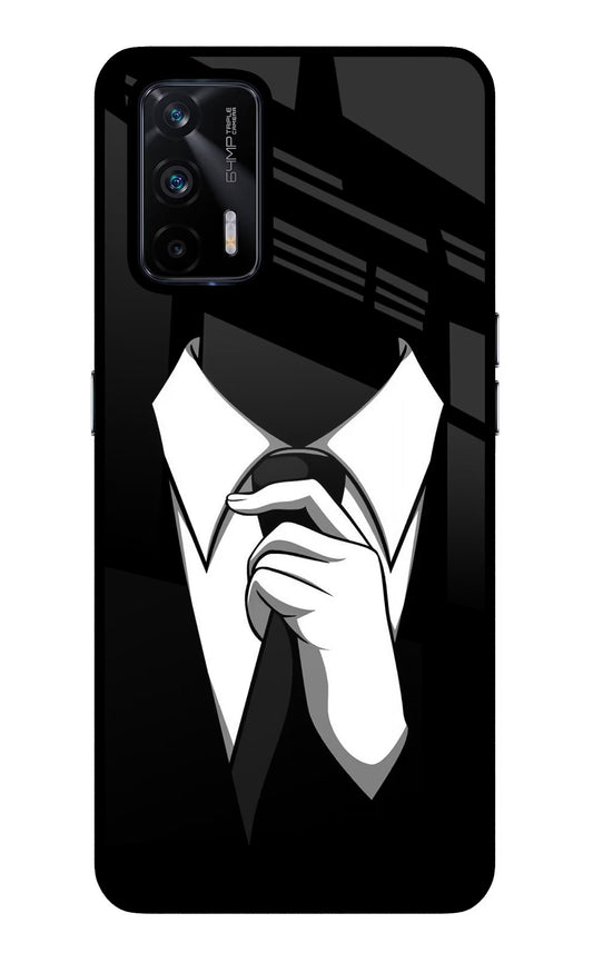 Black Tie Realme X7 Max Glass Case