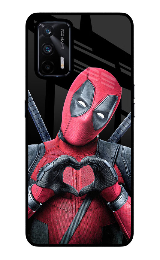 Deadpool Realme X7 Max Glass Case
