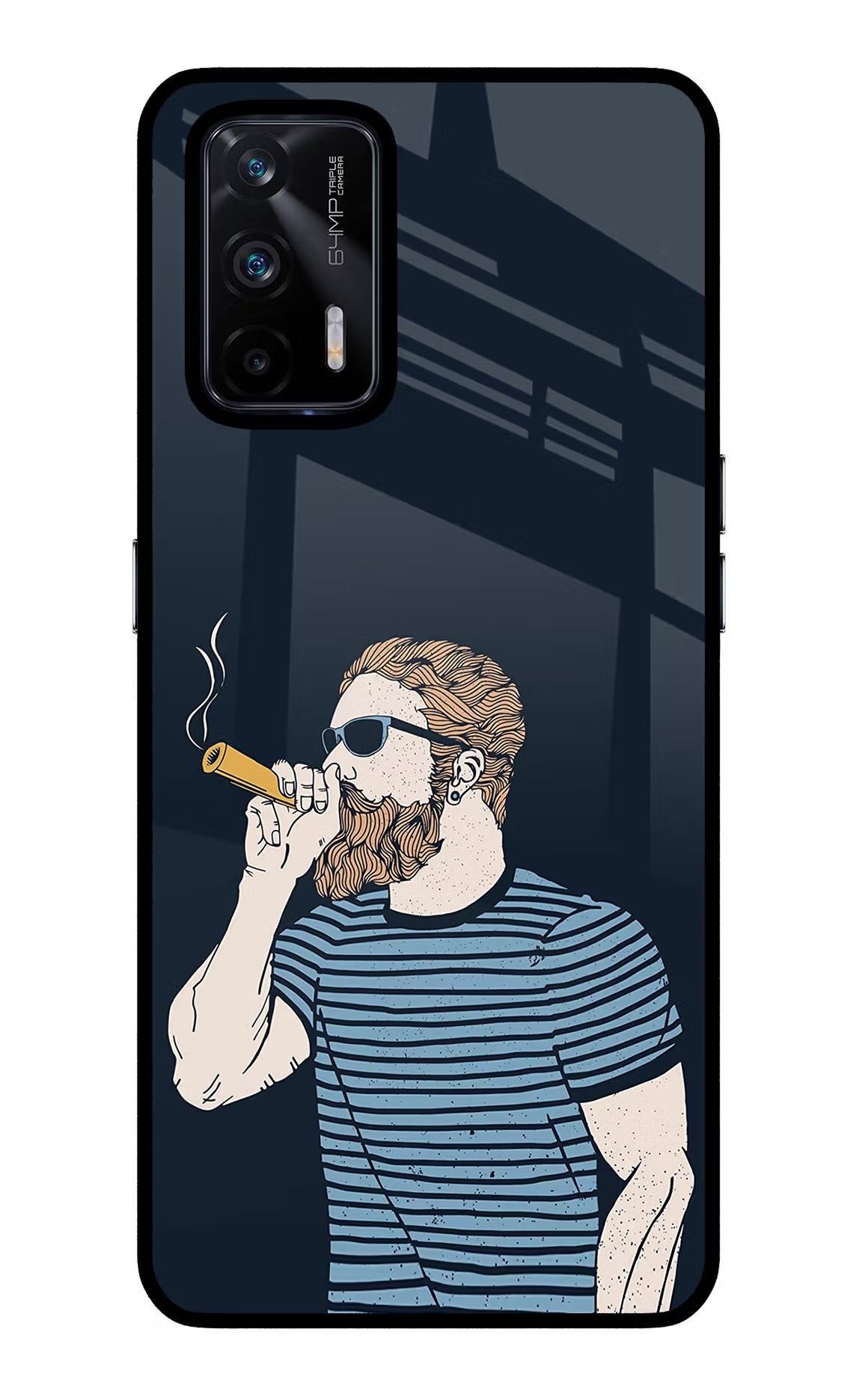 Smoking Realme X7 Max Glass Case