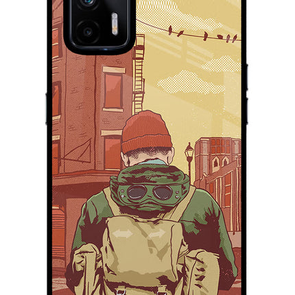 Adventurous Realme X7 Max Glass Case Back Cover by Casekaro