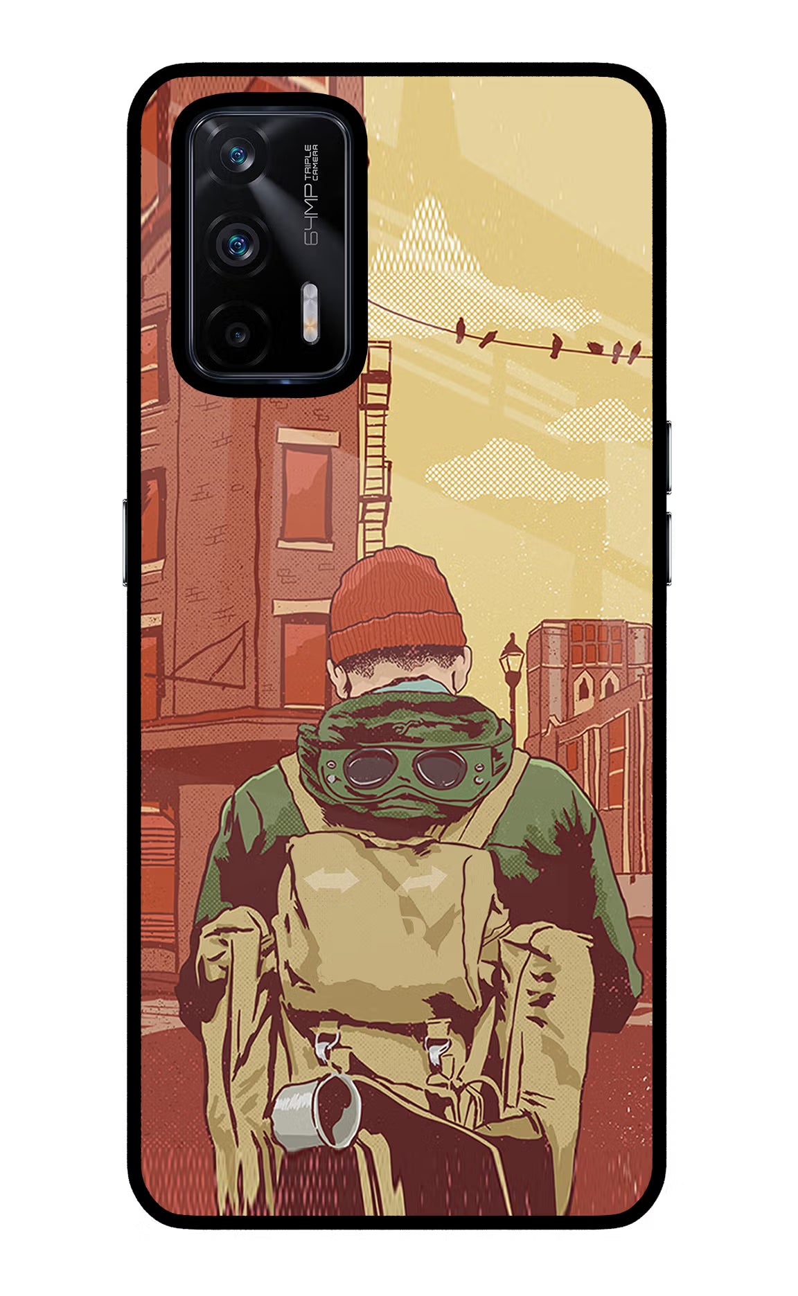 Adventurous Realme X7 Max Glass Case