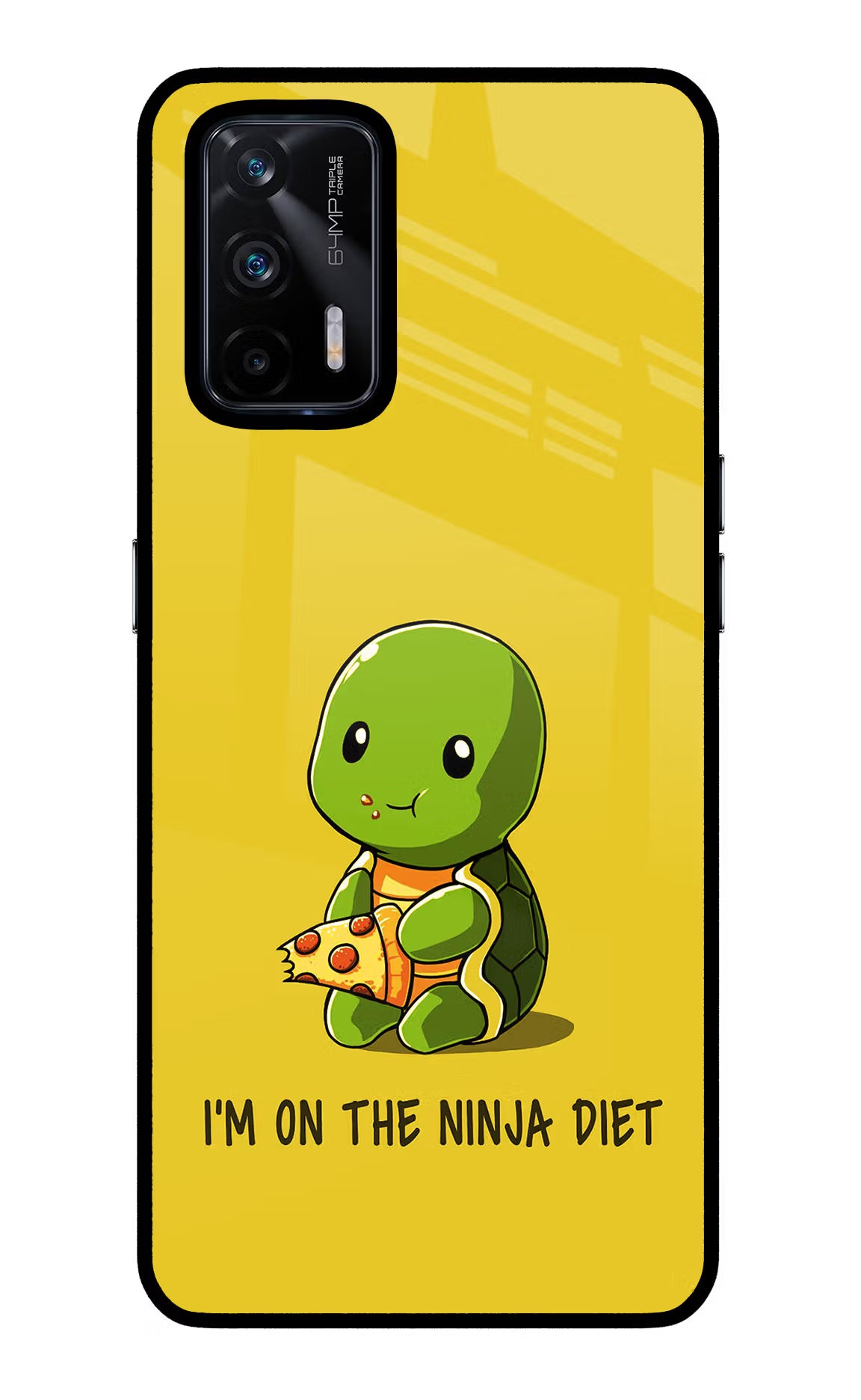 I'm on Ninja Diet Realme X7 Max Glass Case Back Cover by Casekaro