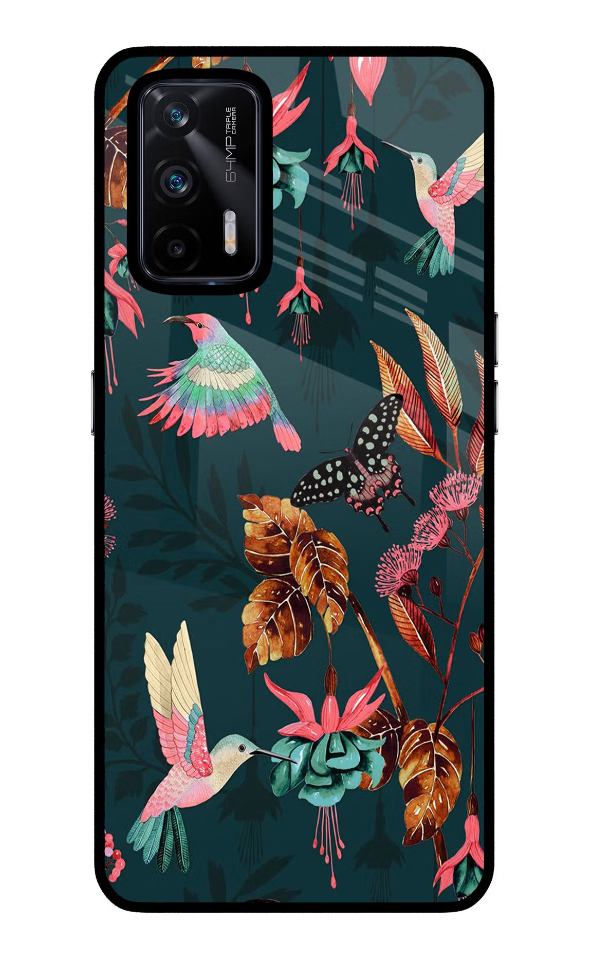 Birds Realme X7 Max Glass Case