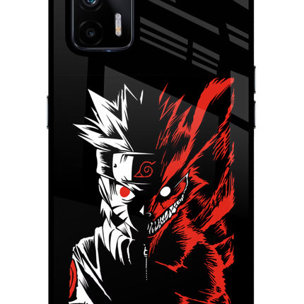 Naruto Two Face Realme X7 Max Glass Case Back Cover by Casekaro