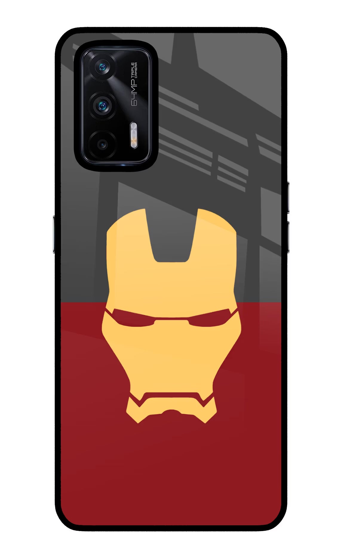 Ironman Realme X7 Max Glass Case Back Cover by Casekaro