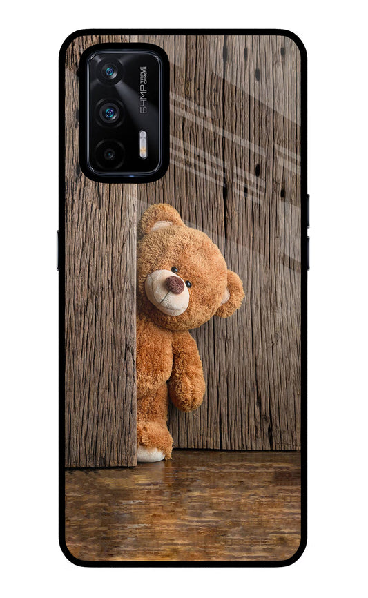 Teddy Wooden Realme X7 Max Glass Case