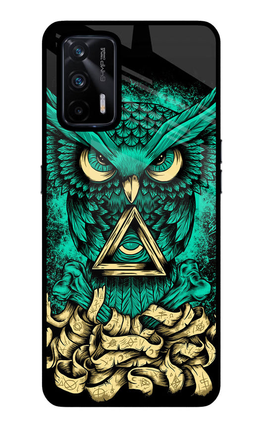 Green Owl Realme X7 Max Glass Case
