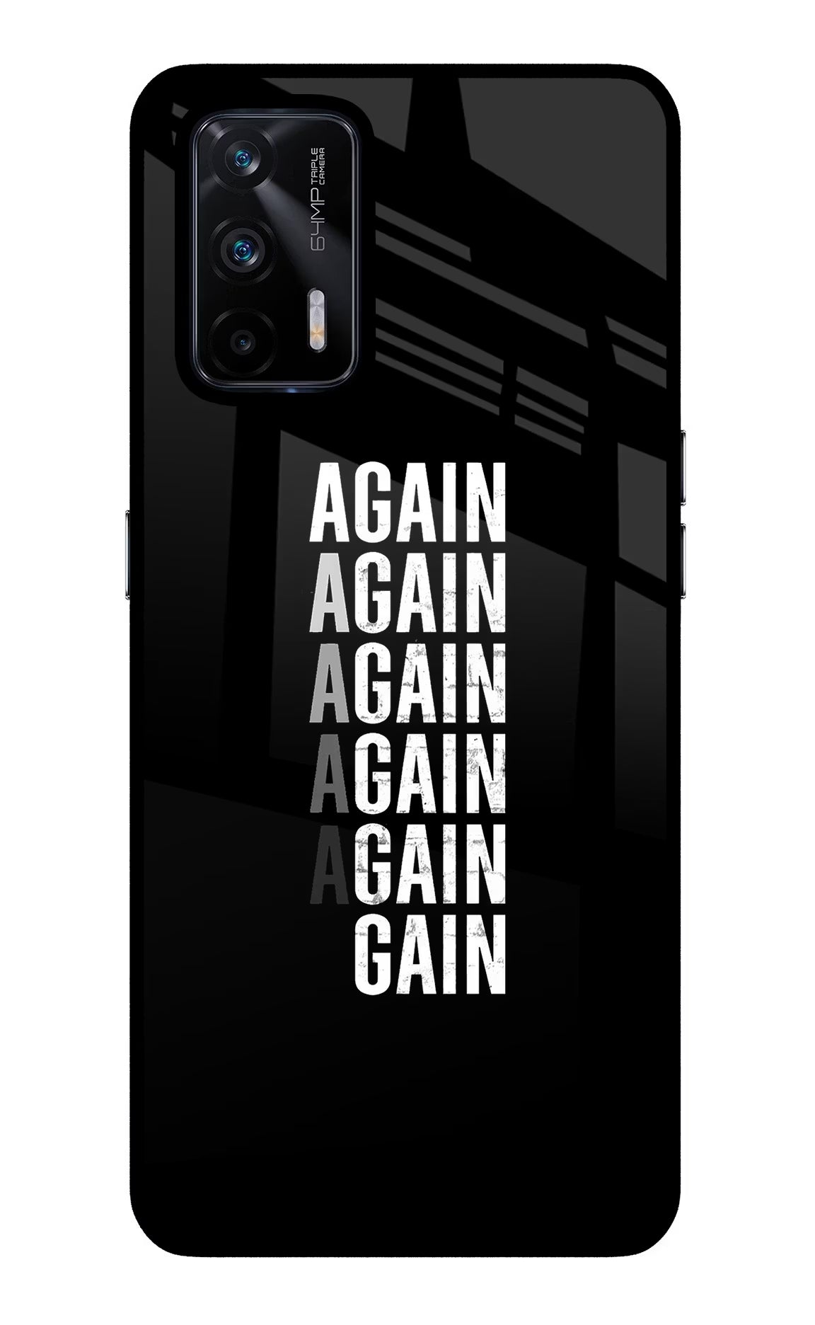 Again Again Gain Realme X7 Max Glass Case