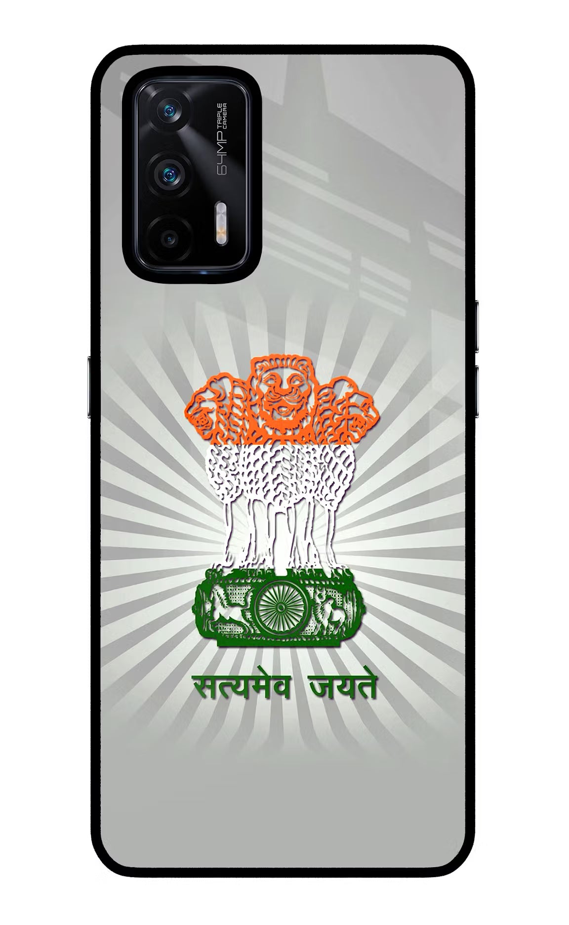 Satyamev Jayate Art Realme X7 Max Glass Case