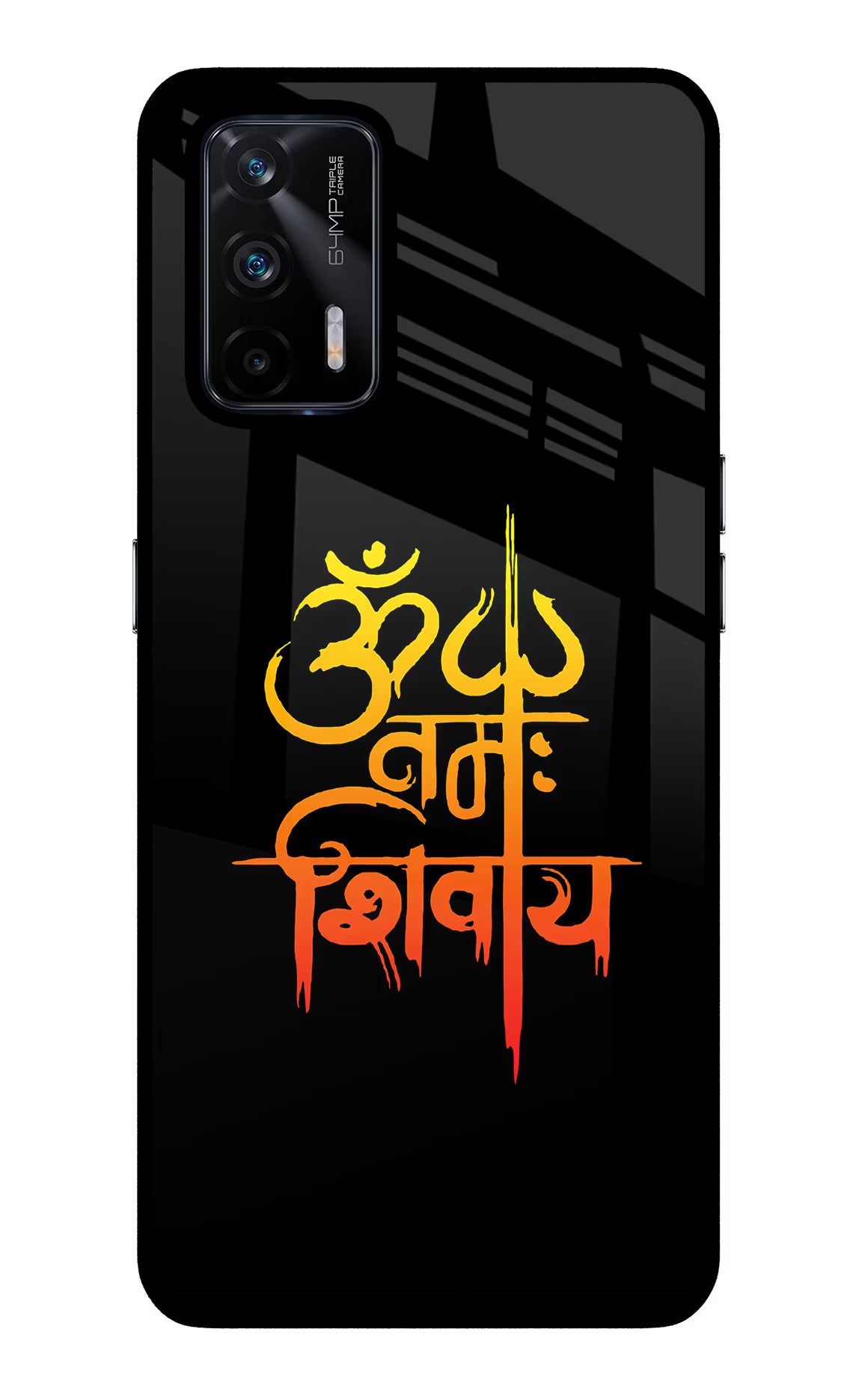 Om Namah Shivay Realme X7 Max Glass Case