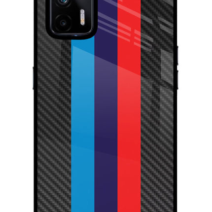 BMW Stripes Pattern Realme X7 Max Glass Case