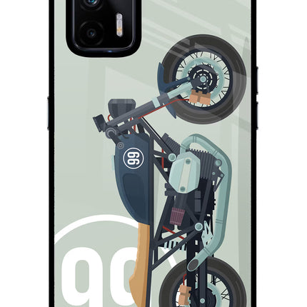Classic Cafe Racer 99 Realme X7 Max Glass Case