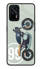 Classic Cafe Racer 99 Realme X7 Max Glass Case