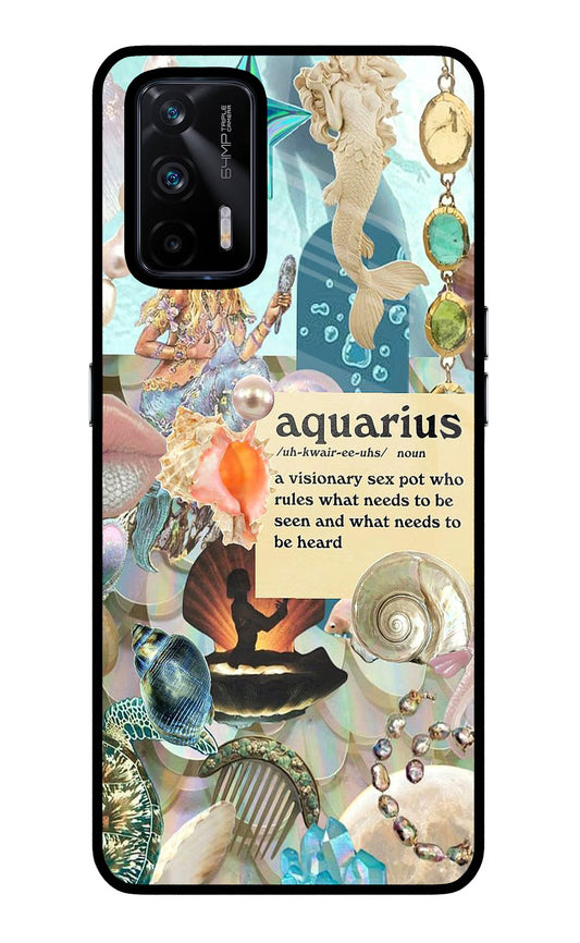 Aquarius Zodiac Realme X7 Max Glass Case