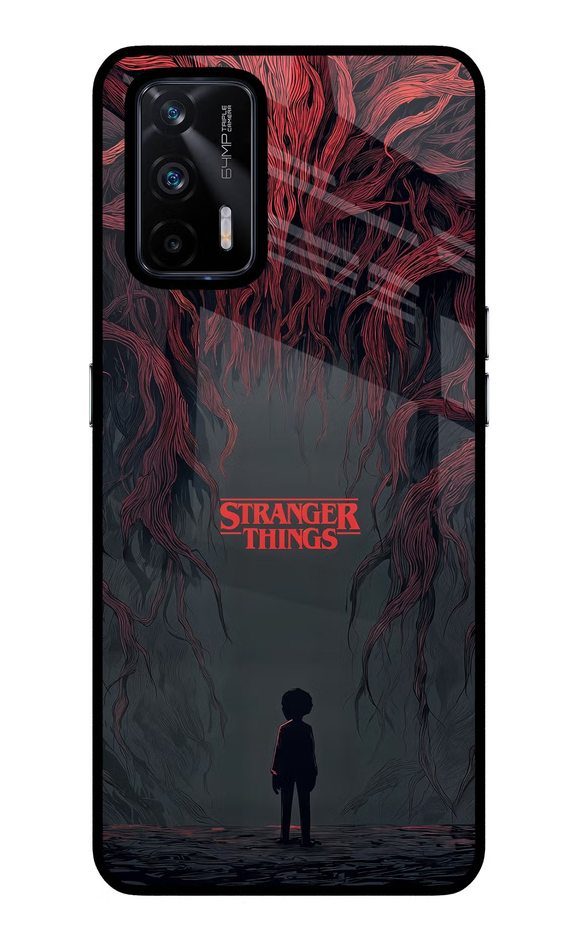 Ordinary Things Dark Side Realme X7 Max Glass Case Back Cover by Casekaro