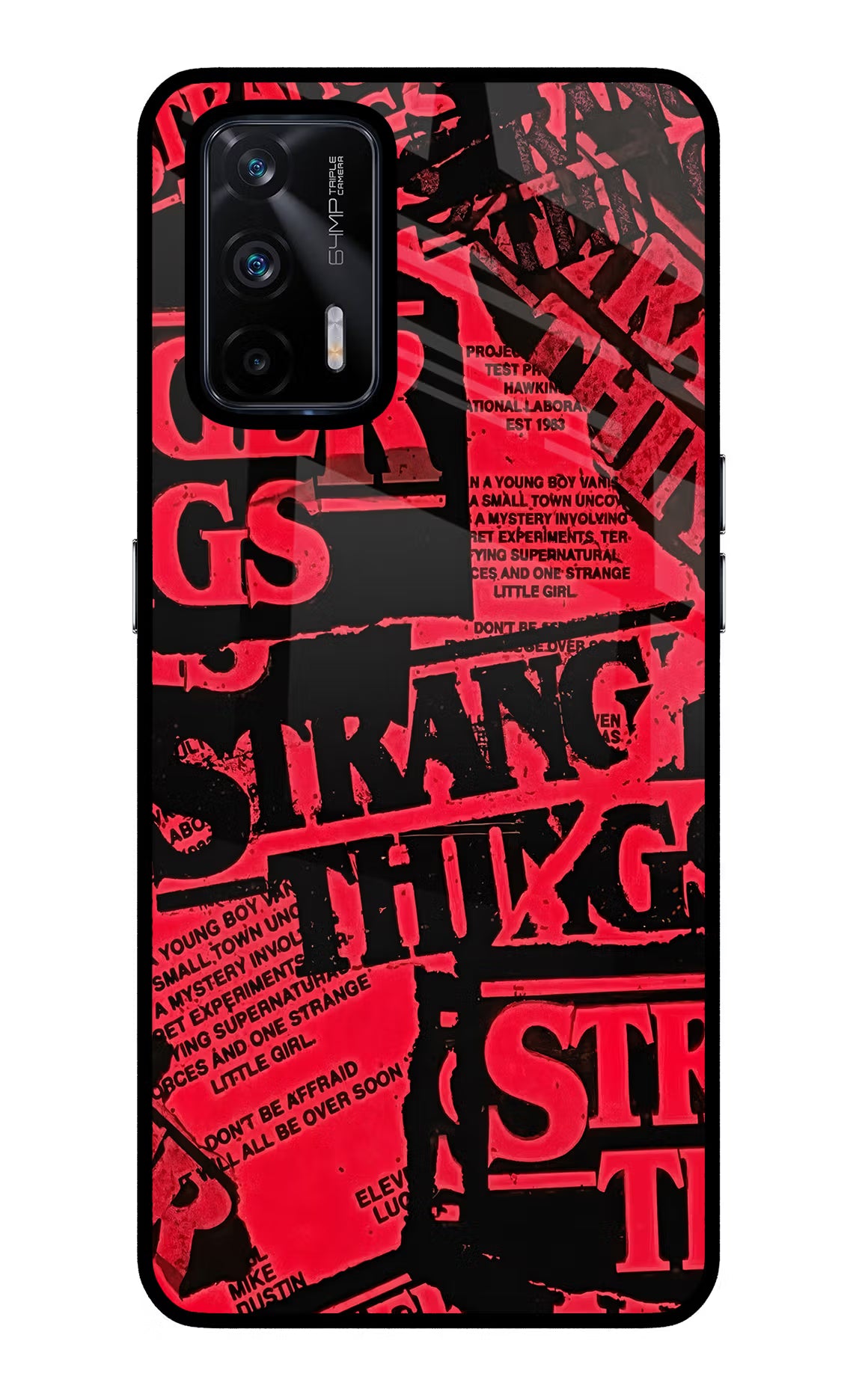 Ordinary Things Realme X7 Max Glass Case Back Cover by Casekaro