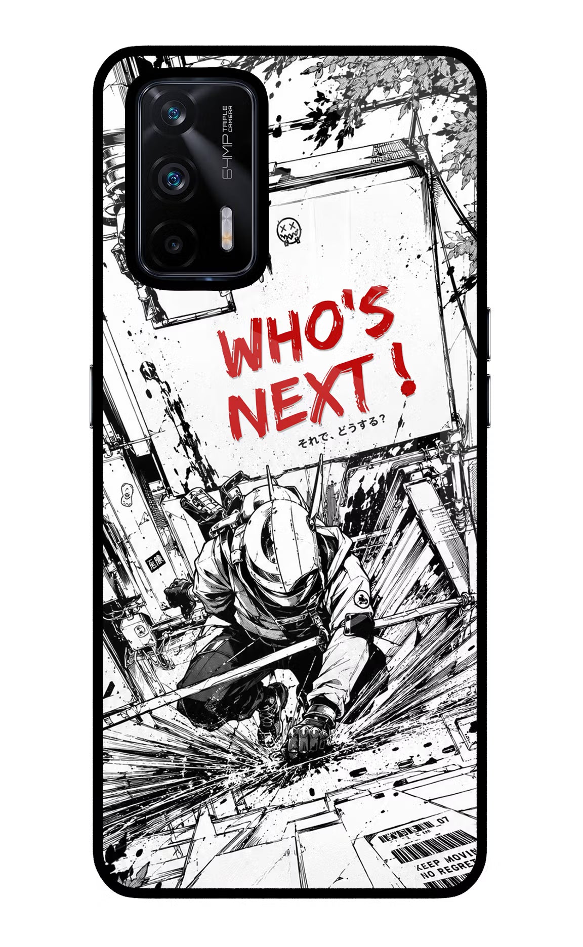 Who's Next Realme X7 Max Glass Case