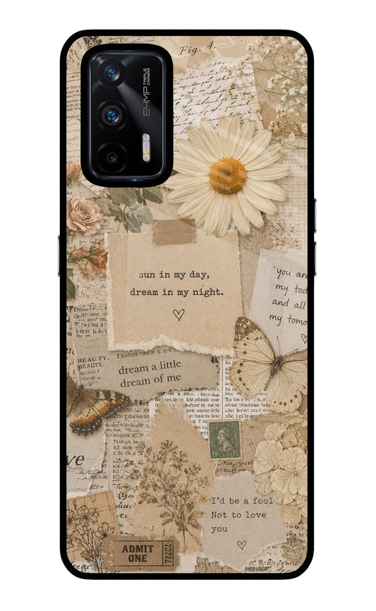 Vintage case Realme X7 Max Glass Case