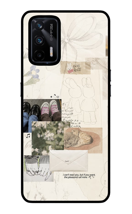 Soft Aesthetic Realme X7 Max Glass Case