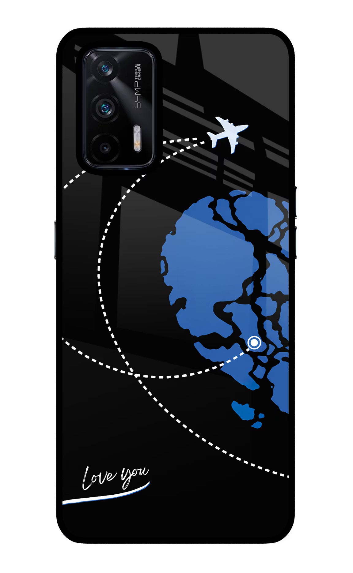 Love Orbit Realme X7 Max Glass Case