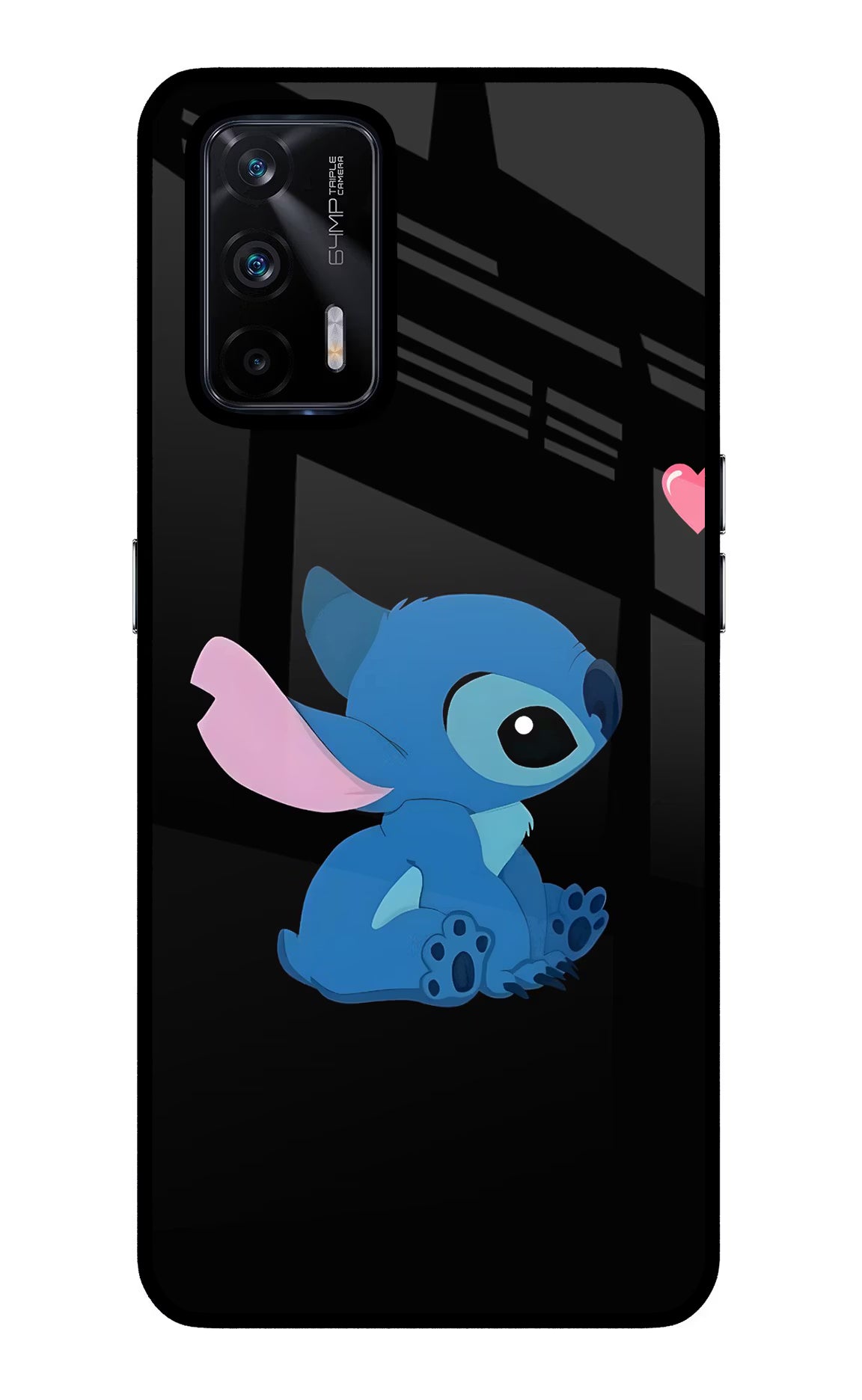 Stitch Crush Realme X7 Max Glass Case