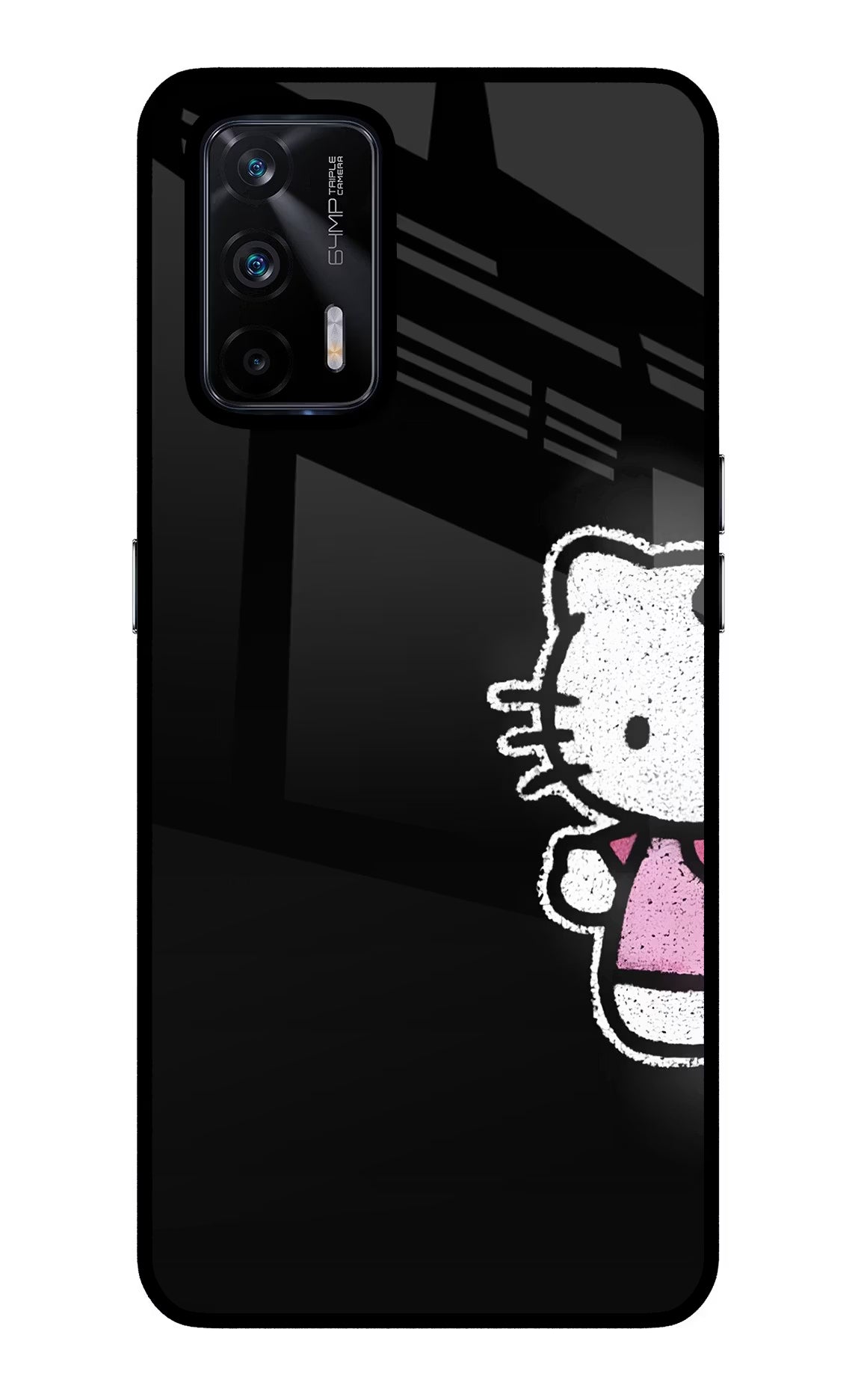 Kitty Charm Realme X7 Max Glass Case