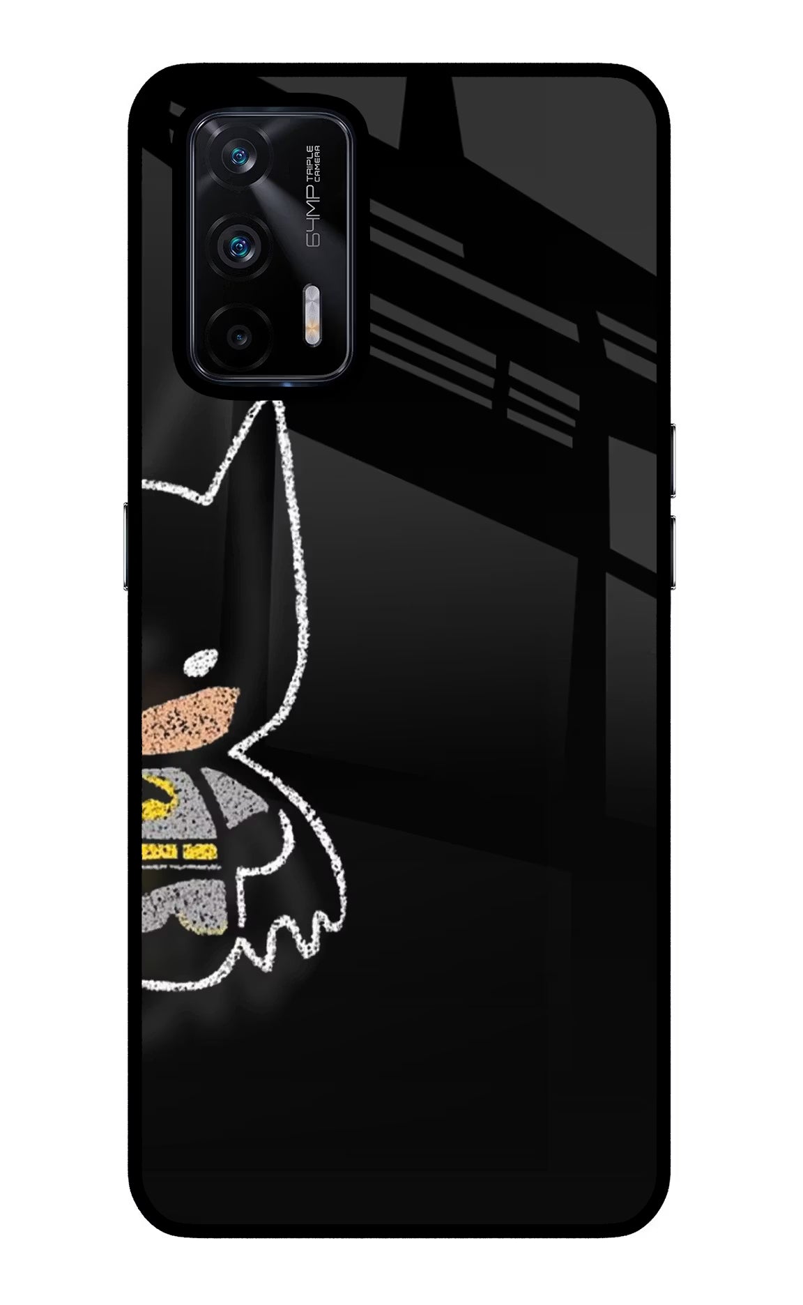 Bat Kitty Realme X7 Max Glass Case