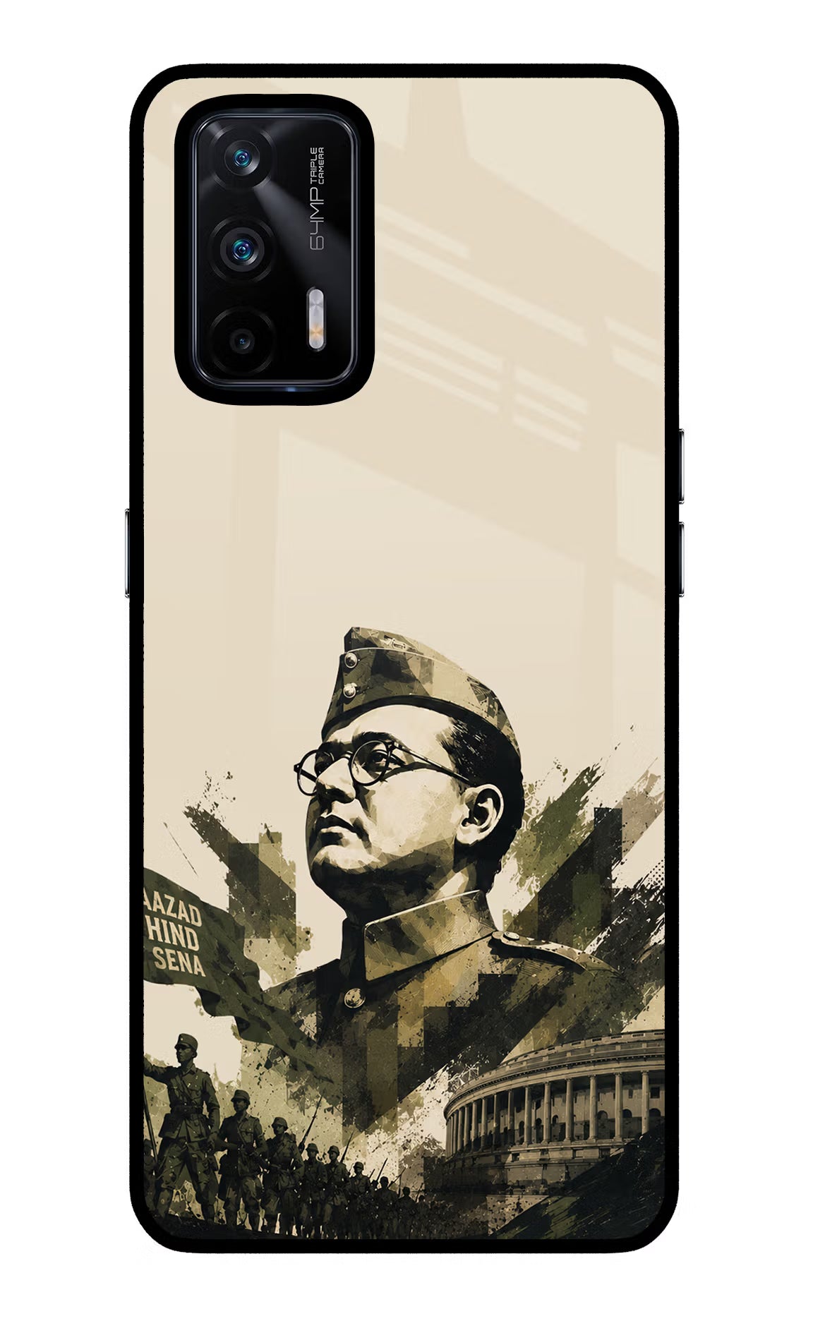 Netaji Rising Realme X7 Max Glass Case