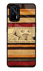 Vinyl Stripes Realme X7 Max Glass Case