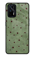 Green Stars Realme X7 Max Glass Case