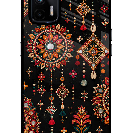 Boho Noir Realme X7 Max Glass Case