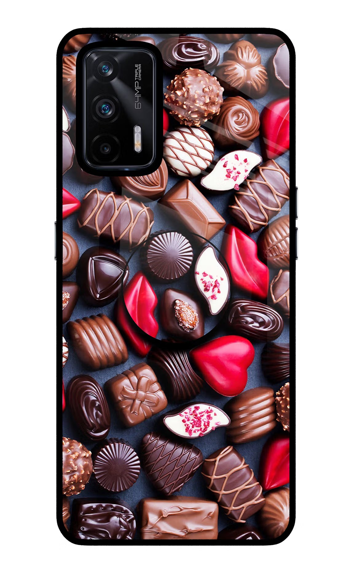 Chocolates Realme X7 Max Pop Case by Casekaro