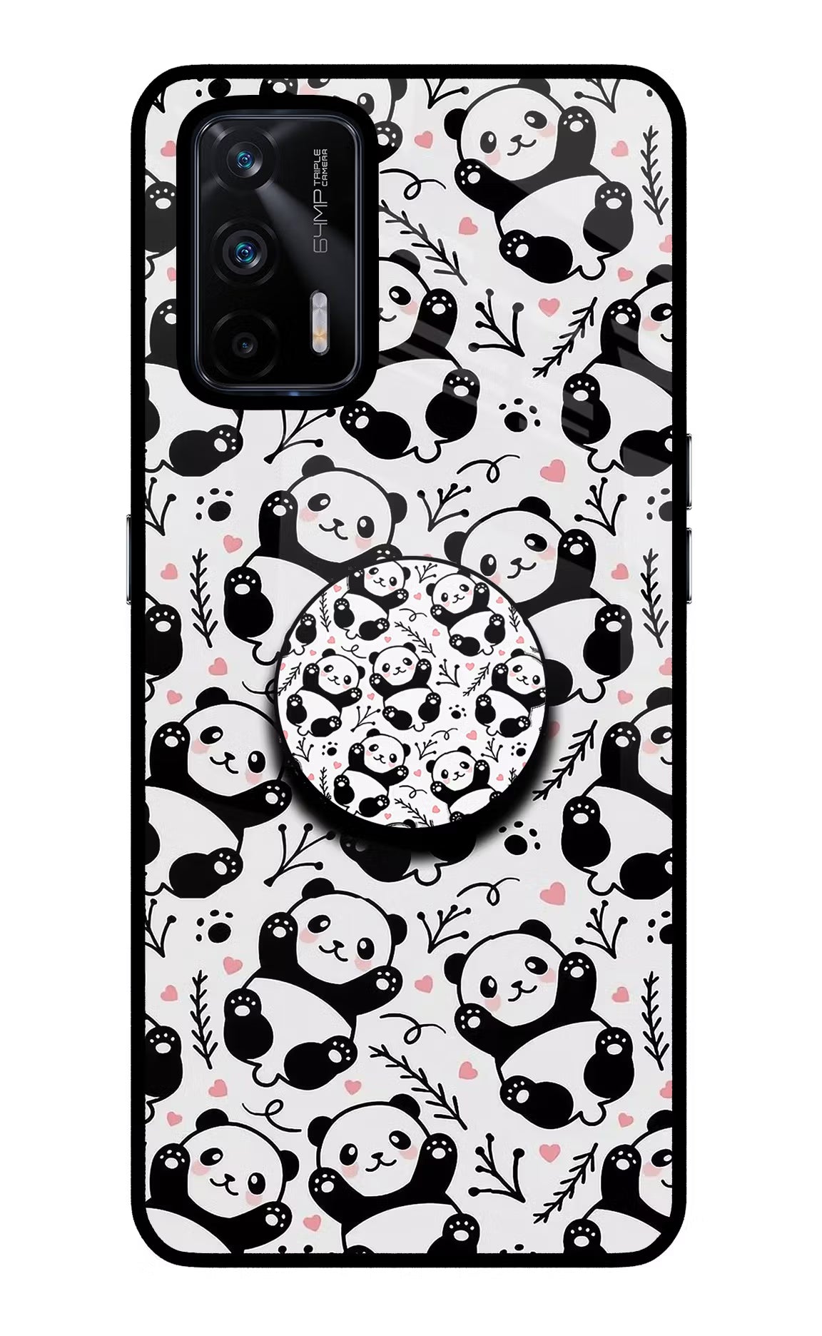 Cute Panda Realme X7 Max Pop Case by Casekaro