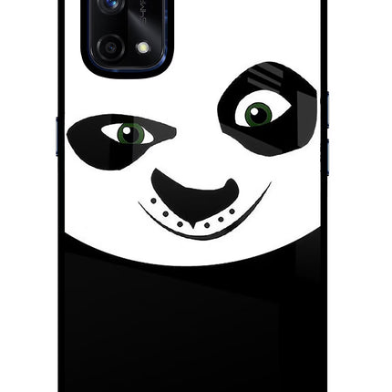 Panda Realme X7 Pro Glass Case Back Cover by Casekaro