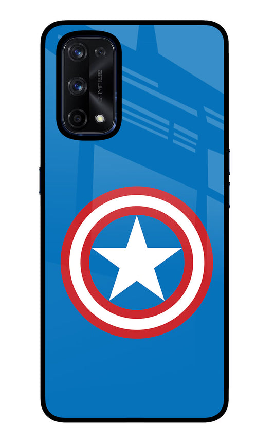 Captain America Logo Realme X7 Pro Glass Case