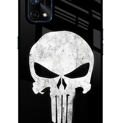 Punisher Skull Realme X7 Pro Glass Case Back Cover by Casekaro