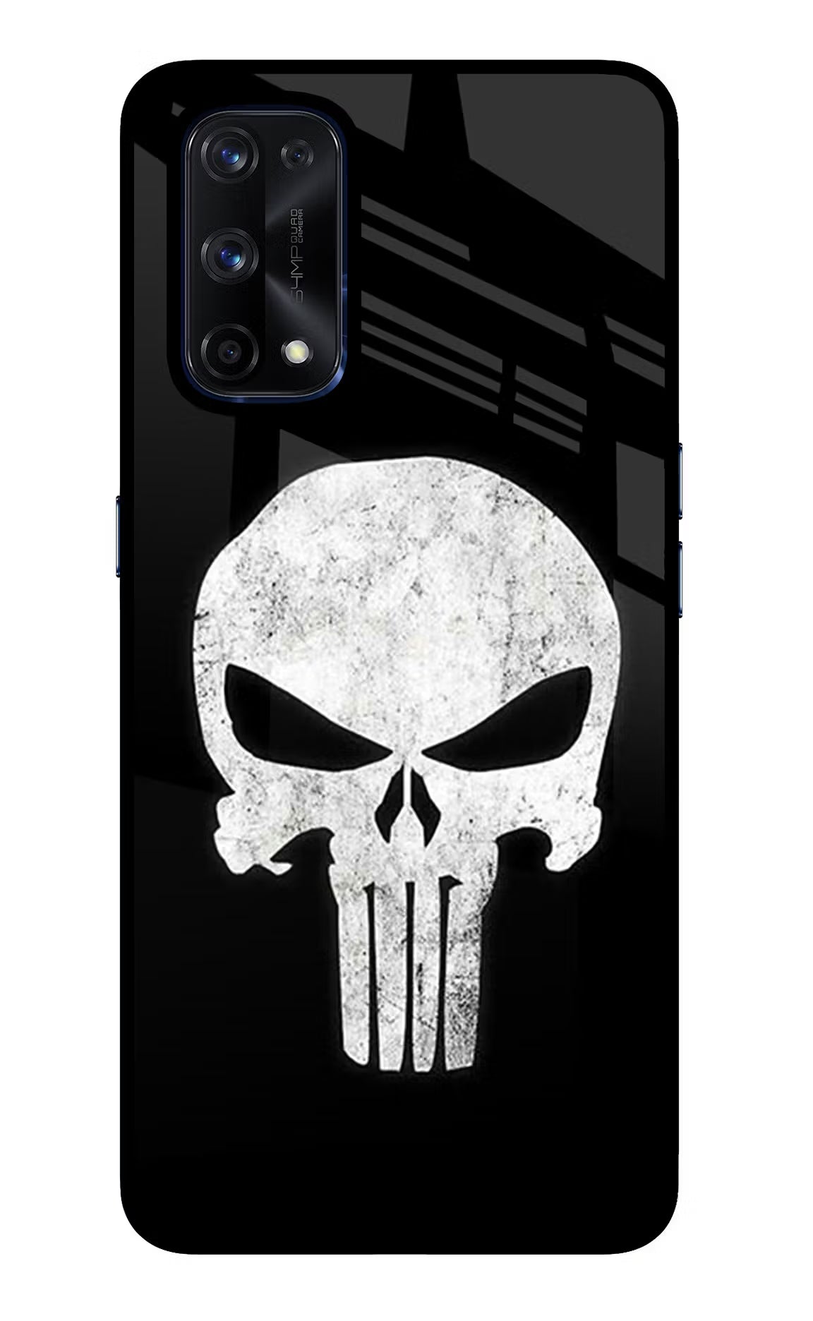 Punisher Skull Realme X7 Pro Glass Case Back Cover by Casekaro