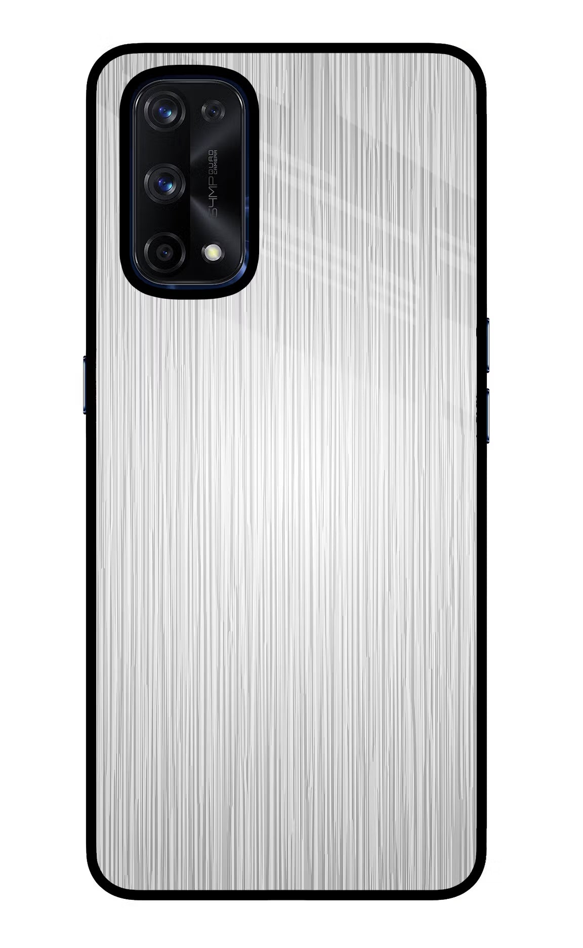 Wooden Grey Texture Realme X7 Pro Glass Case Back Cover by Casekaro