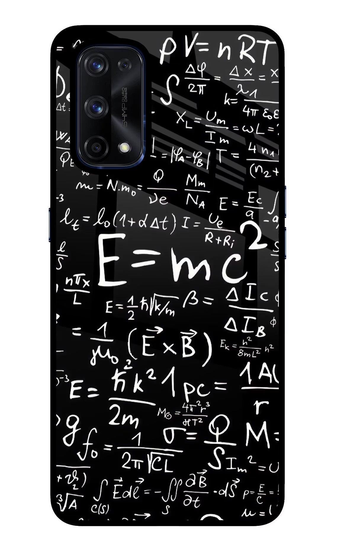 Physics Formula Realme X7 Pro Glass Case Back Cover by Casekaro