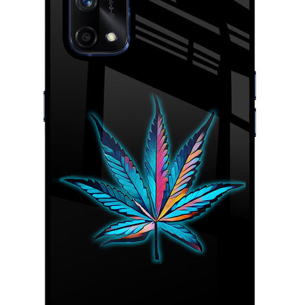 Weed Realme X7 Pro Glass Case Back Cover by Casekaro