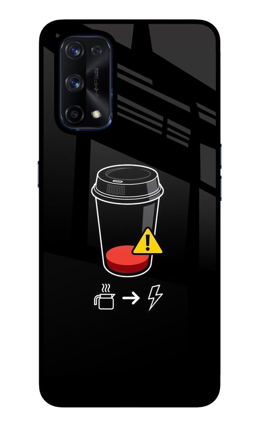 Coffee Realme X7 Pro Glass Case