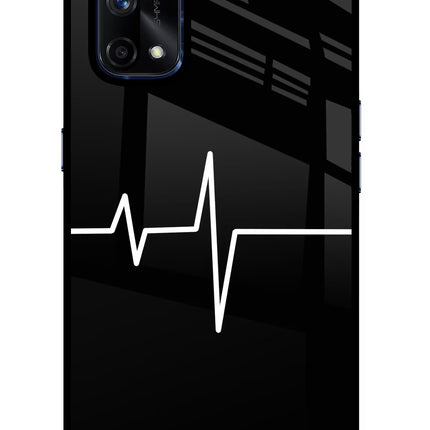 Heart Beats Realme X7 Pro Glass Case Back Cover by Casekaro