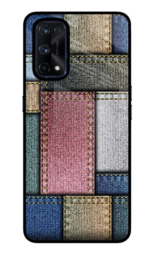 Multicolor Jeans Realme X7 Pro Glass Case