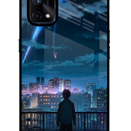 Anime Realme X7 Pro Glass Case Back Cover by Casekaro