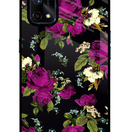 Flowers Realme X7 Pro Glass Case Back Cover by Casekaro