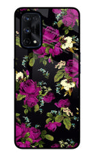Flowers Realme X7 Pro Glass Case Back Cover by Casekaro