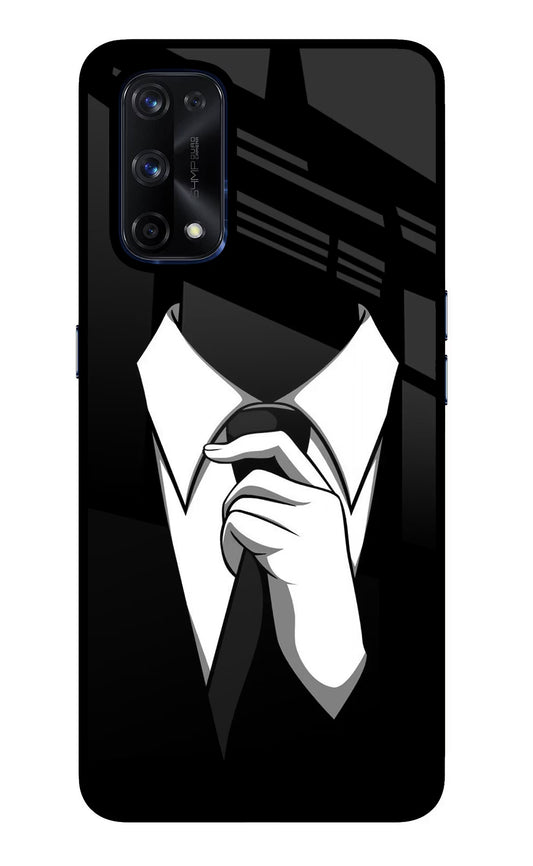 Black Tie Realme X7 Pro Glass Case