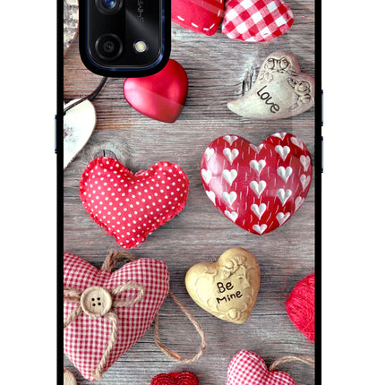 Love Wallpaper Realme X7 Pro Glass Case Back Cover by Casekaro