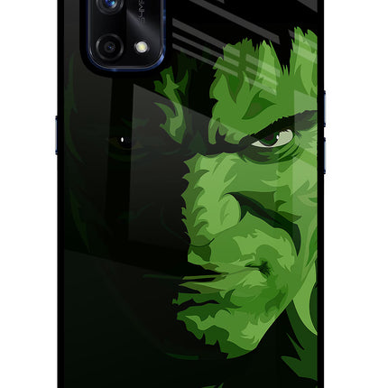 HULK Realme X7 Pro Glass Case Back Cover by Casekaro