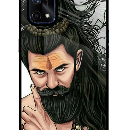 Mahadev Realme X7 Pro Glass Case Back Cover by Casekaro